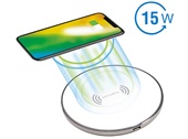 4smarts VoltBeam Style Wireless Charger 15W - Hvid